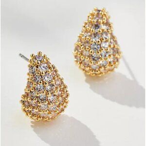 Anthropologie - The Petra Pavé Small Drop Earrings - BNWT